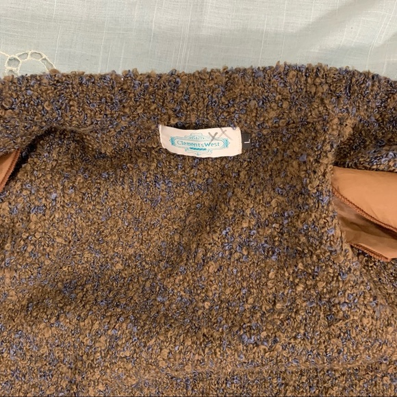 Vintage Clements West wool blend long sweater coat - Picture 14 of 16